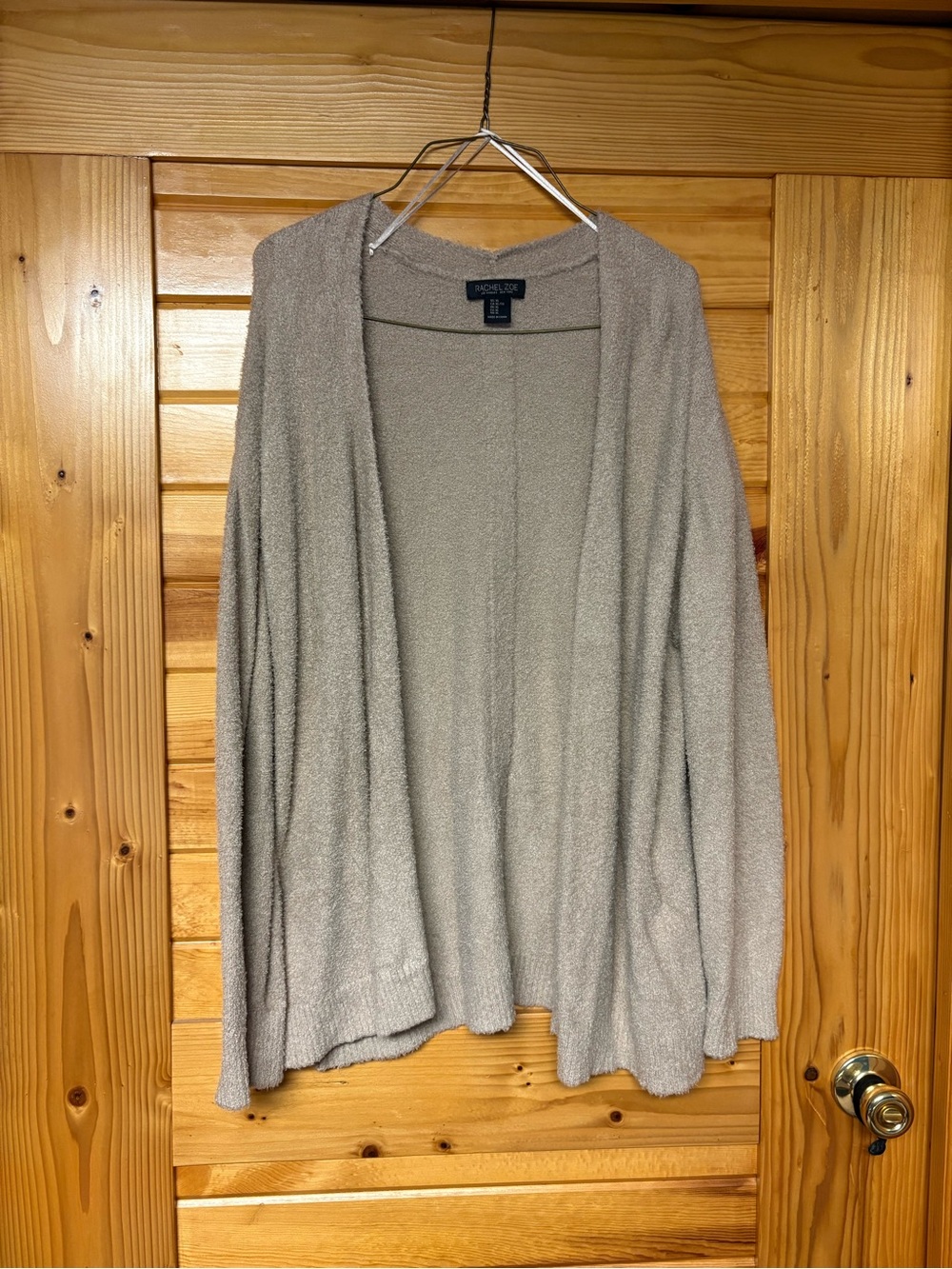 Rachel Zoe Open-Front Cardigan Sweater - Taupe